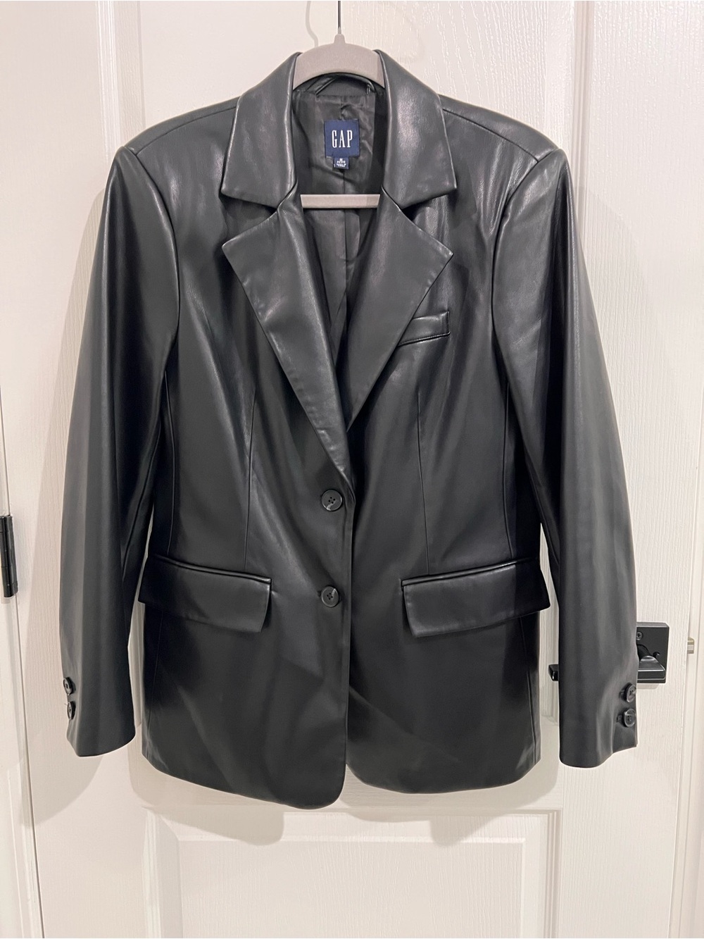 Gap Vegan Leather Blazer